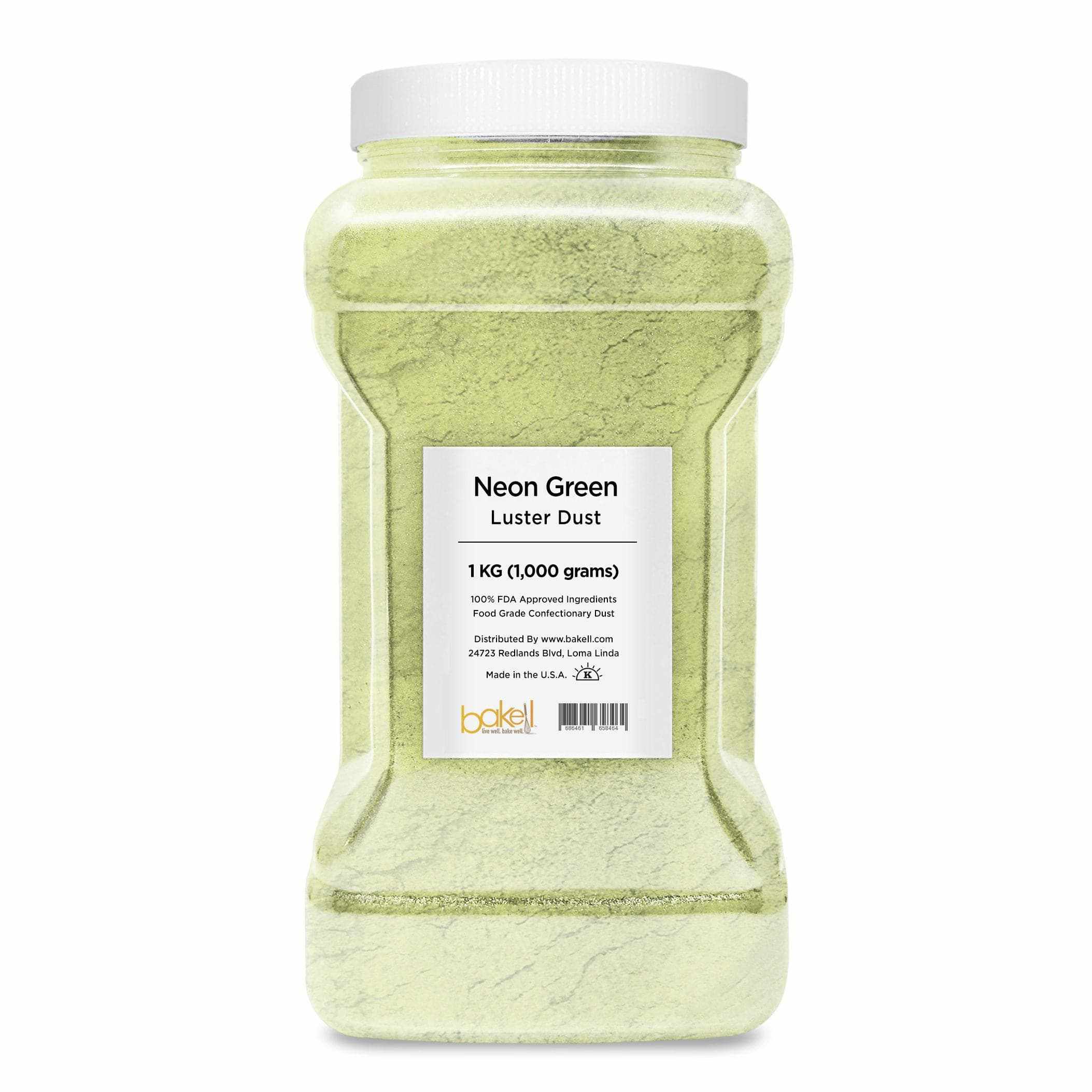 Neon Green Edible 4g Luster Dust | Bakell