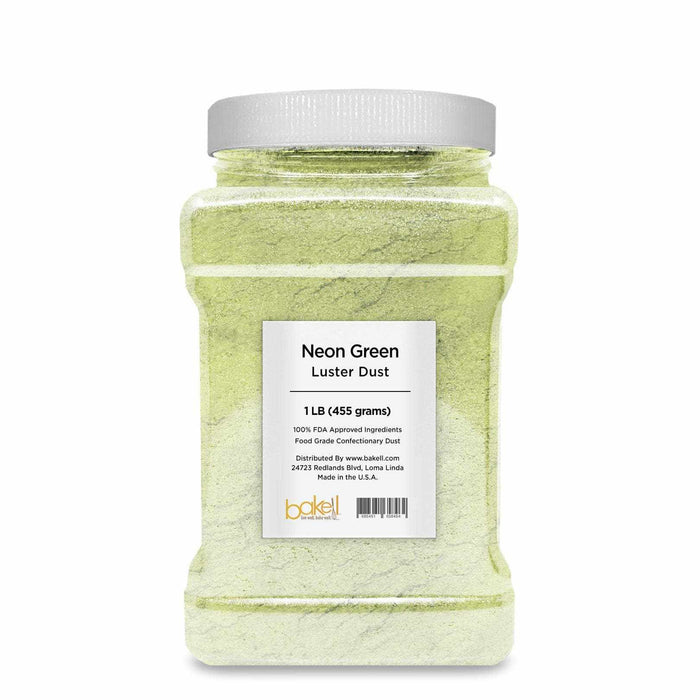 Neon Green Edible 4g Luster Dust | Bakell