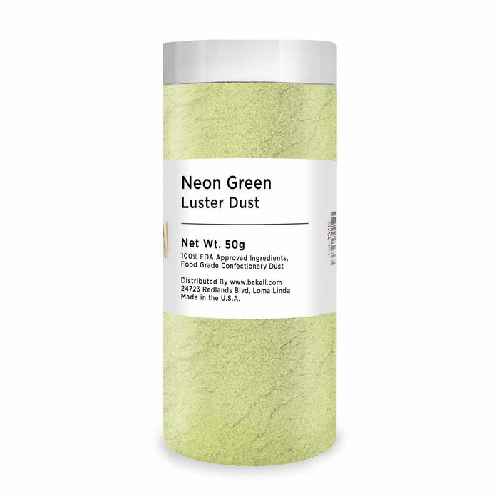 Neon Green Edible 4g Luster Dust | Bakell