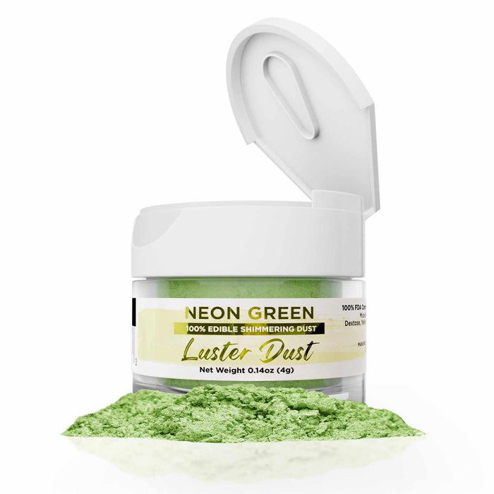 Neon Green Luster Dust Edible | Bakell-Luster Dusts-bakell
