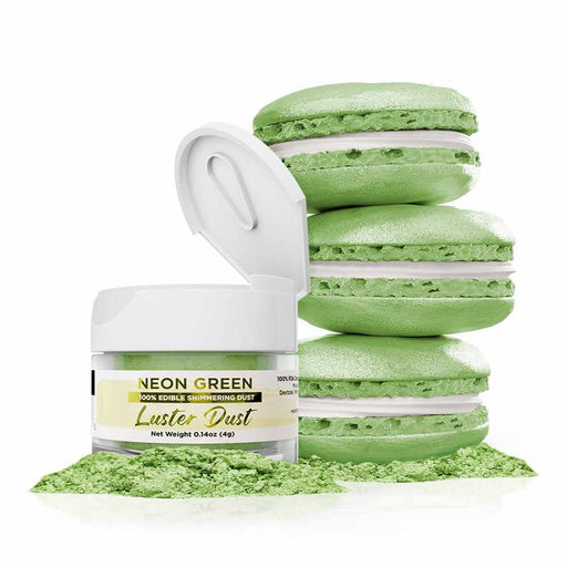 Neon Green Luster Dust Edible | Bakell-B2C_Luster Dust-bakell