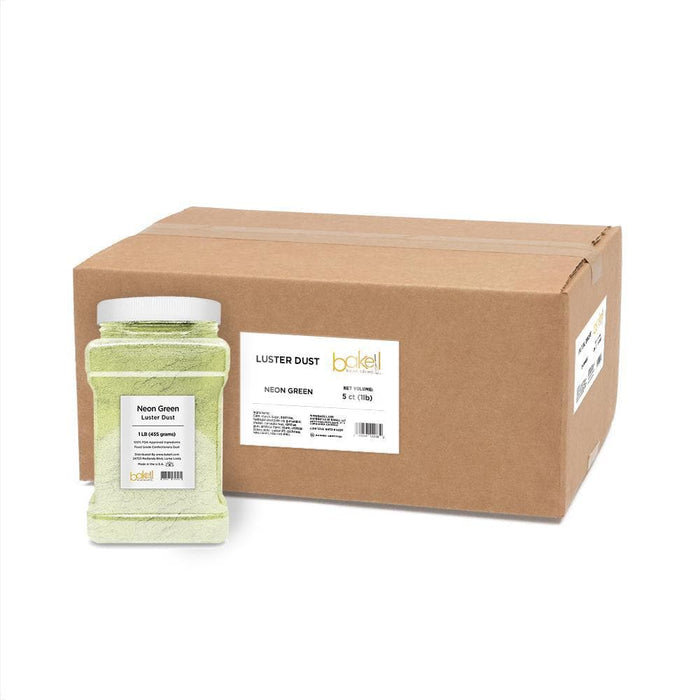 Neon Green Luster Dust Wholesale | Bakell