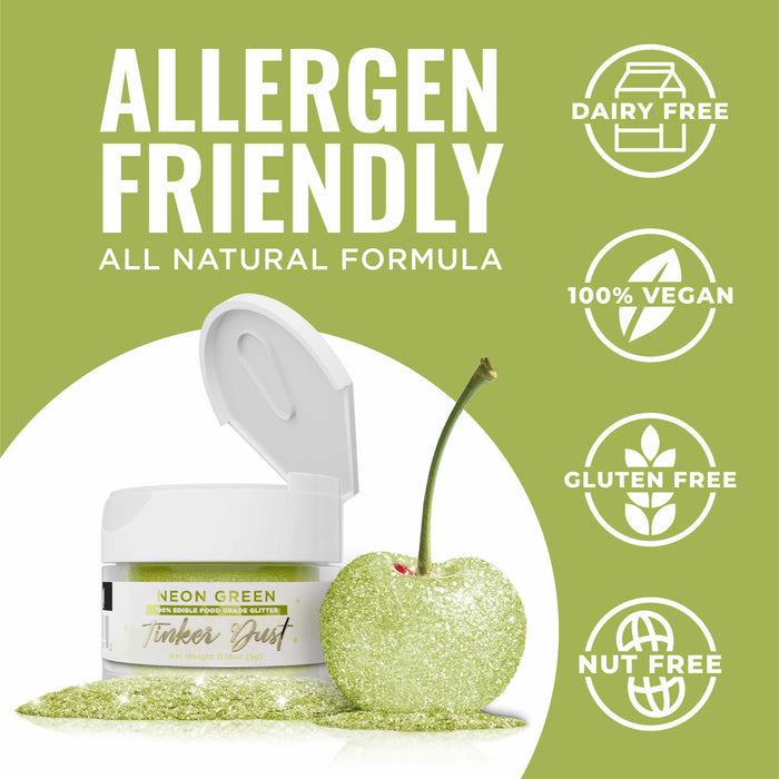 Neon Green Tinker Dust® Glitter Bulk Size-Bulk_Tinker Dust-bakell
