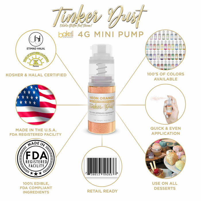 Buy Neon Orange Tinker Dust®  4g Spray Pump | 4 gram Save Big | Bakell