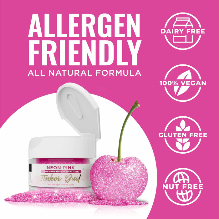 Neon Pink Tinker Dust® Glitter Bulk Size-Bulk_Tinker Dust-bakell