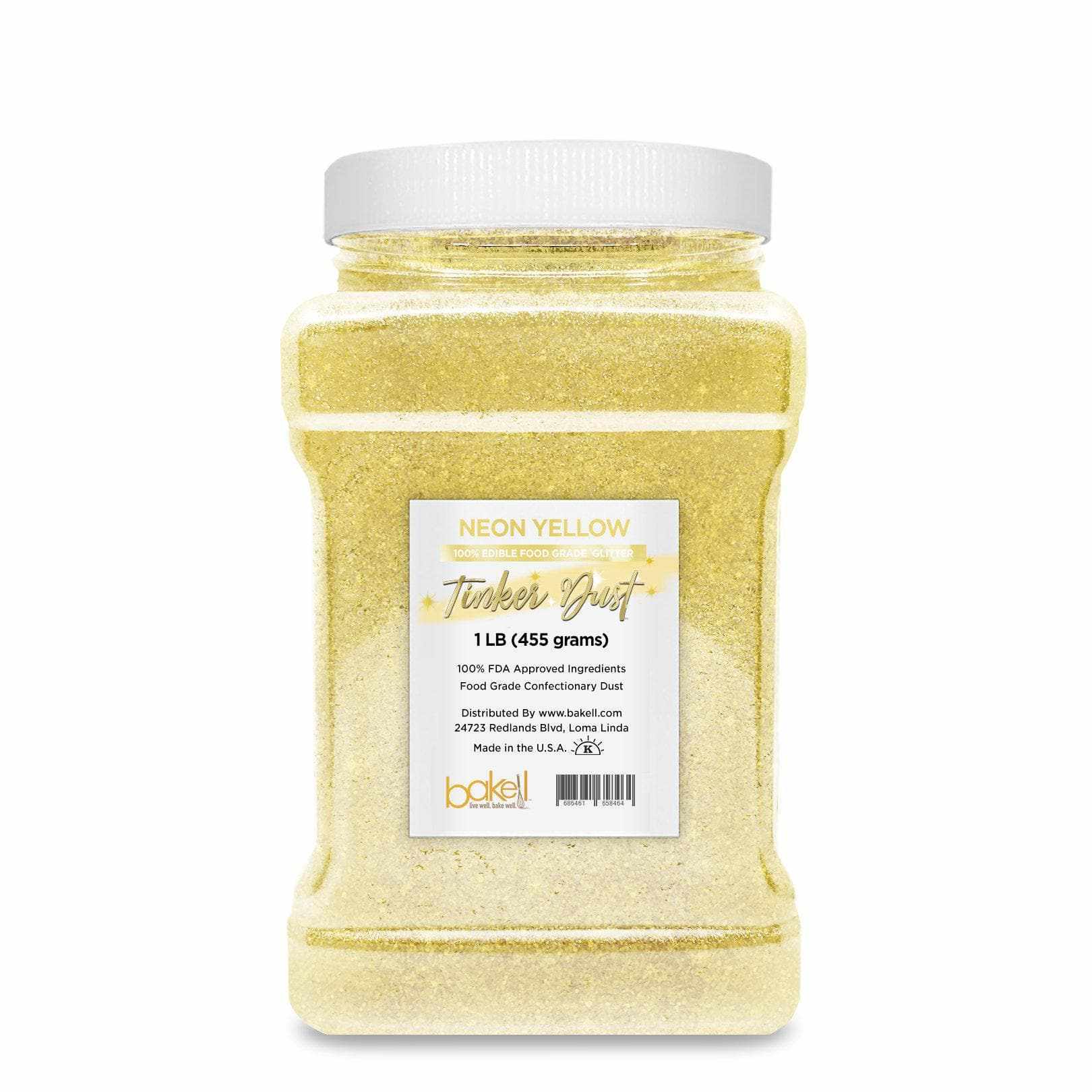 Shop Neon Yellow Edible Glitter Tinker Dust | Save From 24% | Bakell