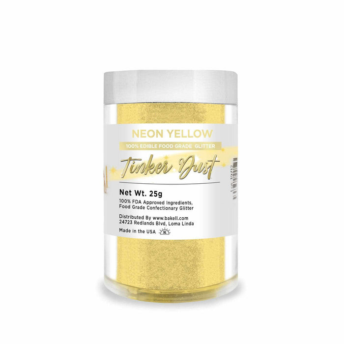 Shop Neon Yellow Edible Glitter Tinker Dust | Save From 24% | Bakell