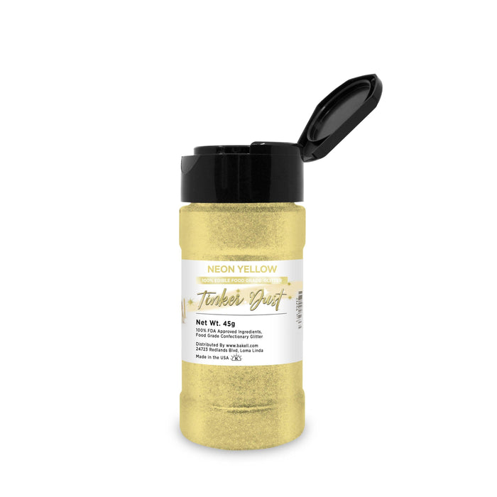 Shop Neon Yellow Edible Glitter Tinker Dust | Save From 24% | Bakell