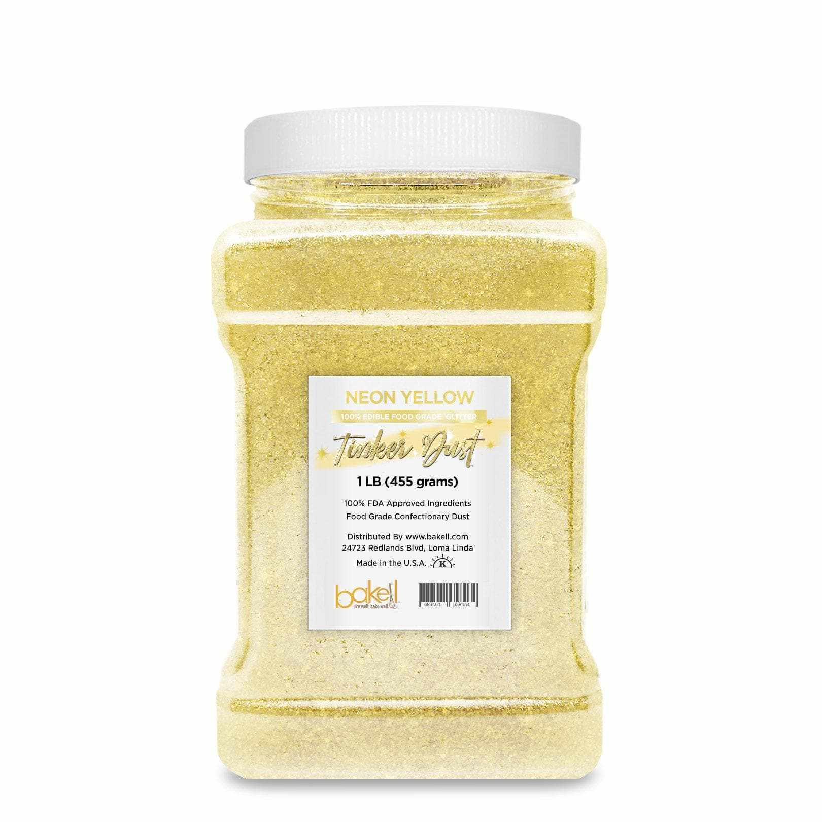 Shop Neon Yellow Edible Glitter Tinker Dust | Save From 24% | Bakell