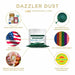 Ocean Blue-Green Dazzler Dust® 5 Gram Jar-Dazzler Dust_5G_Google Feed-bakell