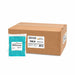 100lb bulk box of Brew Glitter ocean blue cocktail rimming sugar with a single 1lb bag displayed in front.