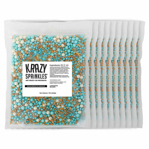 Ocean Breeze Sprinkles Mix by Krazy Sprinkles®|Wholesale Sprinkles