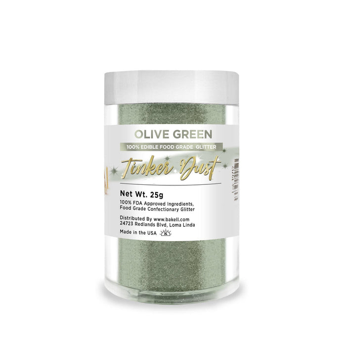 5g Jar Olive Green Edible Tinker Dust | Bakell