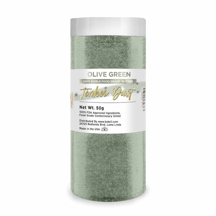 5g Jar Olive Green Edible Tinker Dust | Bakell