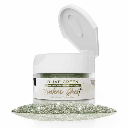 Olive Green Edible Glitter | Tinker Dust® 5 Grams-Tinker Dust_5G_Google Feed-bakell