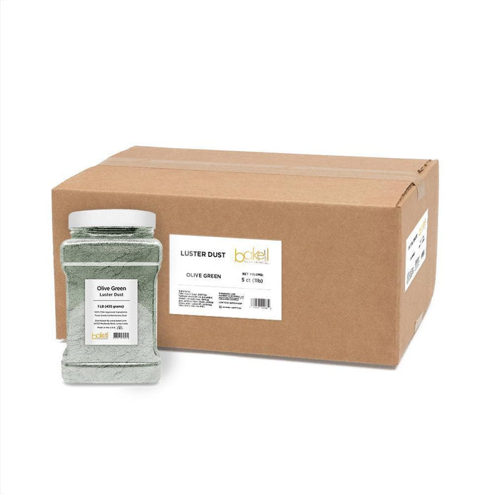 Olive Green Luster Dust Wholesale | Bakell