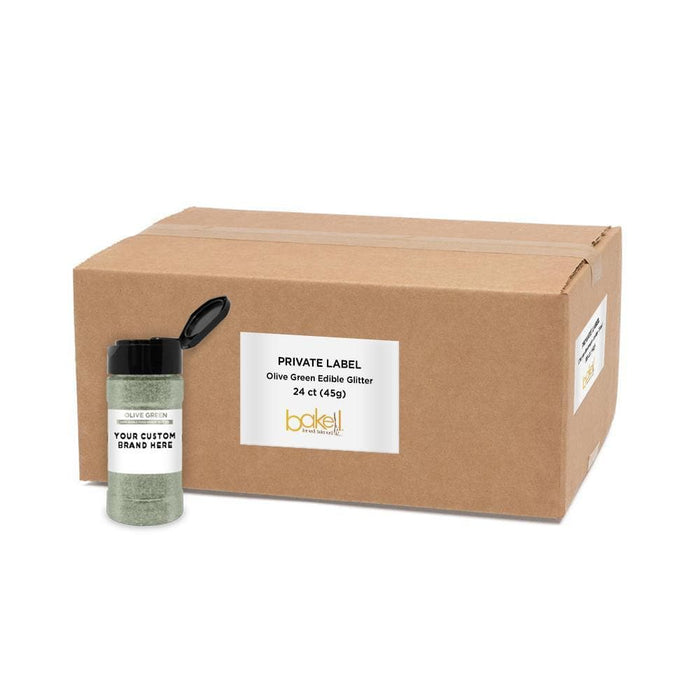 Olive Green Tinker Dust Glitter Private Label | Bakell