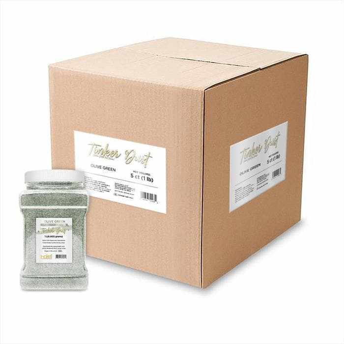 Olive Green Tinker Dust Glitter Wholesale | Bakell