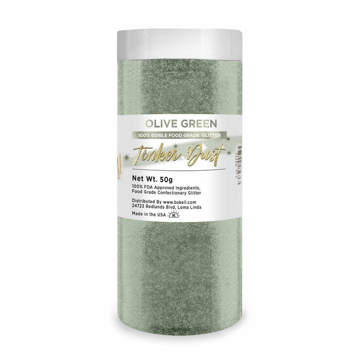 Bulk Size Olive Green Edible Tinker Dust | Bakell