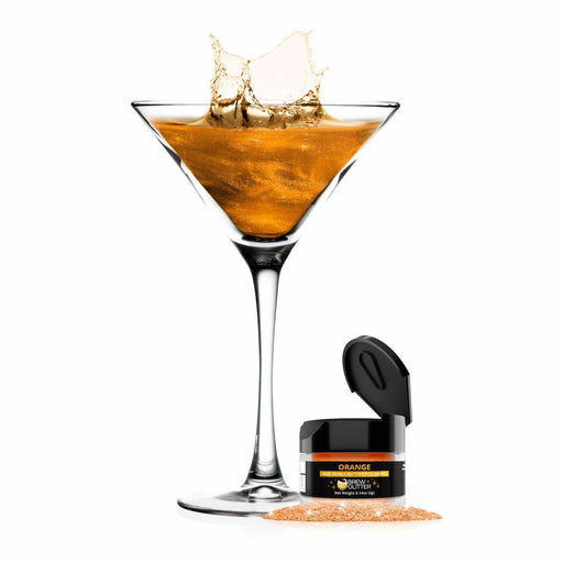 Orange Cocktail Glitter | Edible Glitter for Cocktails Drinks!