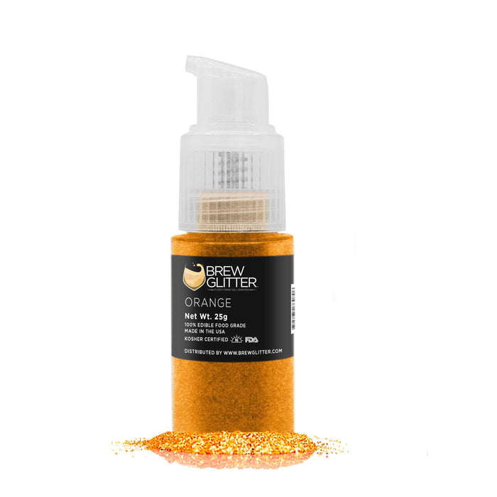 Orange Brew Glitter® Spray Pump Private Label-Private Label_Brew Glitter Pump-bakell