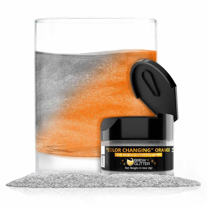 Orange Color Changing Brew Glitter®-B2C_Brew Glitter-bakell