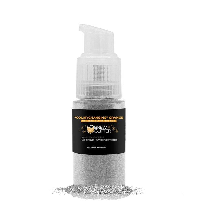 Buy Orange Color Changing Brew Glitter® Spray Pump | Bakell