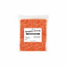 One-pound bag of vibrant orange cocktail rimming sugar with a Brew Glitter product label on a white background.