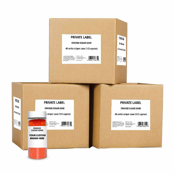 Orange Sugar Sand | Private Label (48 units per/case)-Private Label_Sprinkles-bakell