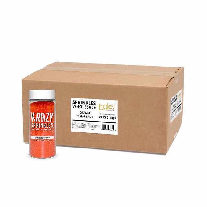 Orange Sugar Sand Wholesale (24 units per/ case)-Wholesale_Sprinkles-bakell
