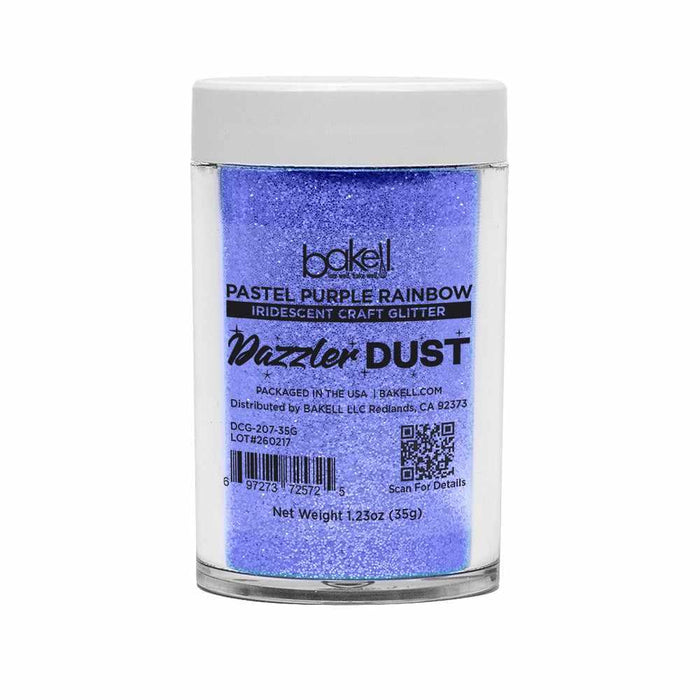Pastel Purple Rainbow Ultrafine Iridescent Craft Glitter Dazzler Dust | Premium Polyester Non-Toxic | Bakell-B2C_Dazzler Dust-bakell