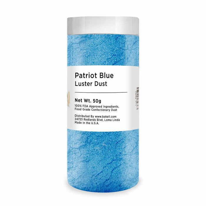 Patriot Blue Edible Luster Dust | FDA Approved & Kosher Pareve | Bakell.com