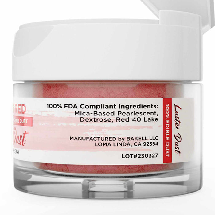 Patriot Red Luster Dust 4 Gram Jar-Luster Dust_4G_Google Feed-bakell