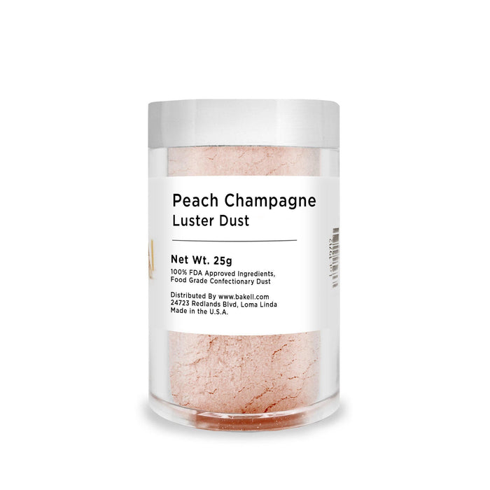 Edible Peach Luster Dust & Paint | FDA Approved Peach Dust | Bakell