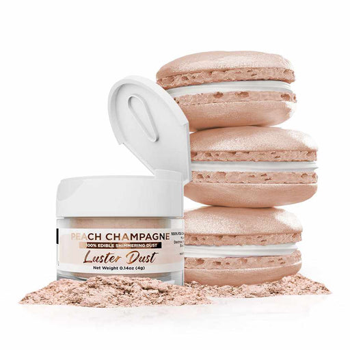 Peach Champagne Luster Dust Edible | Bakell-B2C_Luster Dust-bakell