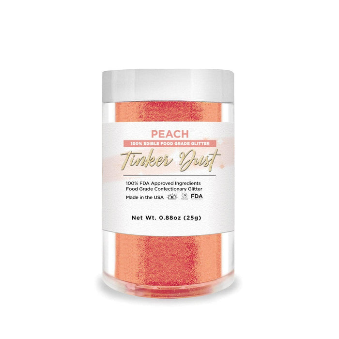 Peach Edible Tinker Dust | #1 Site for 100% Glitter | Bakell