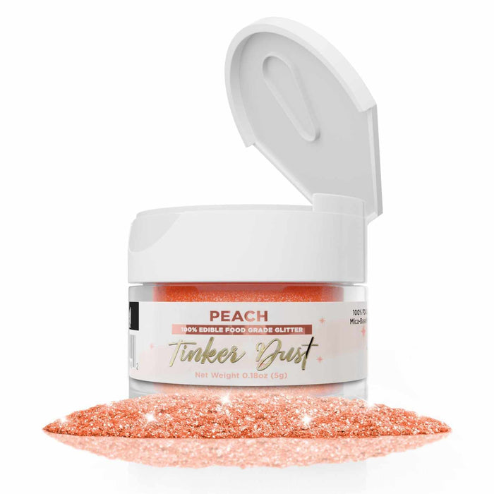 Peach Edible Glitter | Tinker Dust®-Tinker Dust-bakell