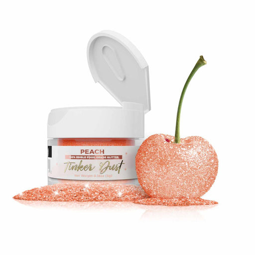 Peach Edible Glitter | Tinker Dust®-Tinker Dust-bakell