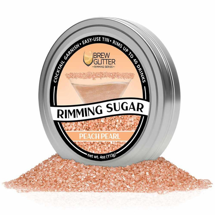 Peach Rimming Sugar by the case (24 units)-Wholesale_Rimming Sugar-bakell