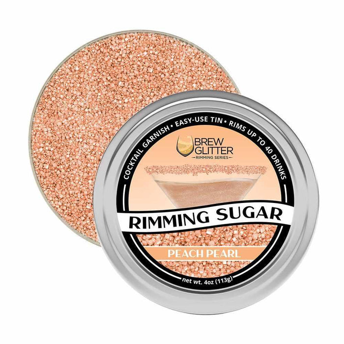 Peach Rimming Sugar by the case (24 units)-Wholesale_Rimming Sugar-bakell