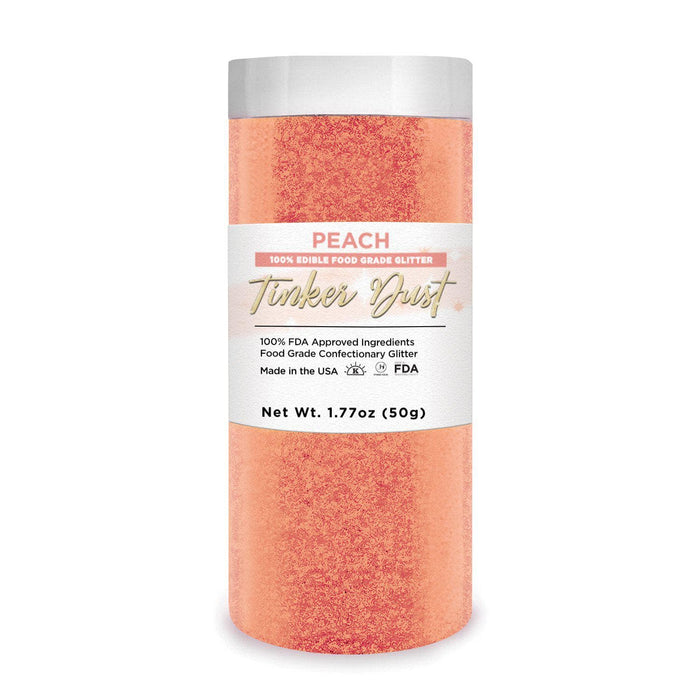 Peach Edible Tinker Dust, Bulk | #1 Site for Edible Glitters & Dusts