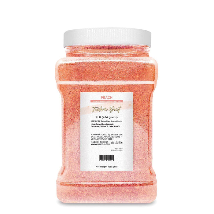 Peach Edible Tinker Dust, Bulk | #1 Site for Edible Glitters & Dusts