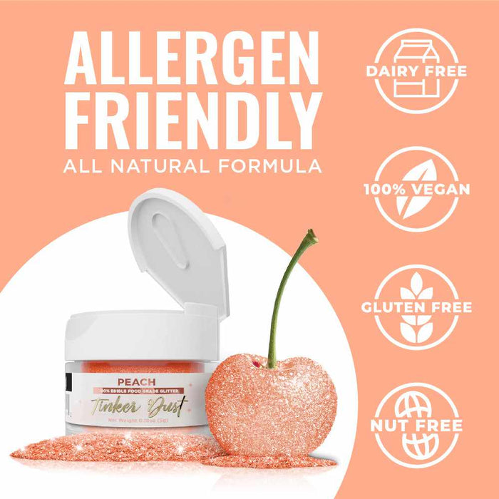 Peach Tinker Dust® Glitter | Wholesale-Wholesale_Tinker Dust-bakell
