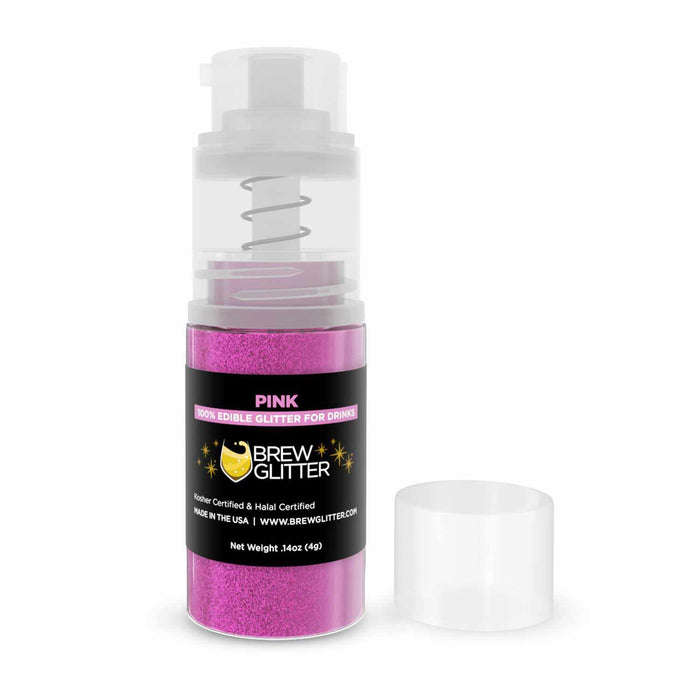 Purchase Pink Edible Glitter Mini Spray Pump | Drinks, Beverages