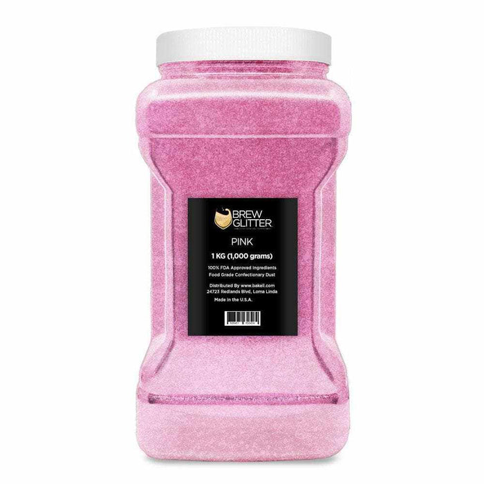 Pink Brew Glitter®, Bulk Size | Beverage & Beer Glitters from Bakell