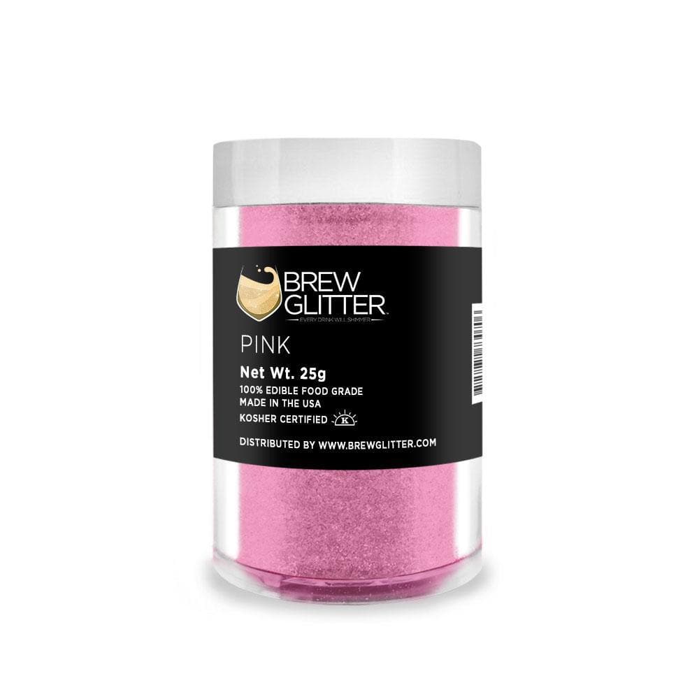 Pink Brew Glitter®, Bulk Size | Beverage & Beer Glitters from Bakell