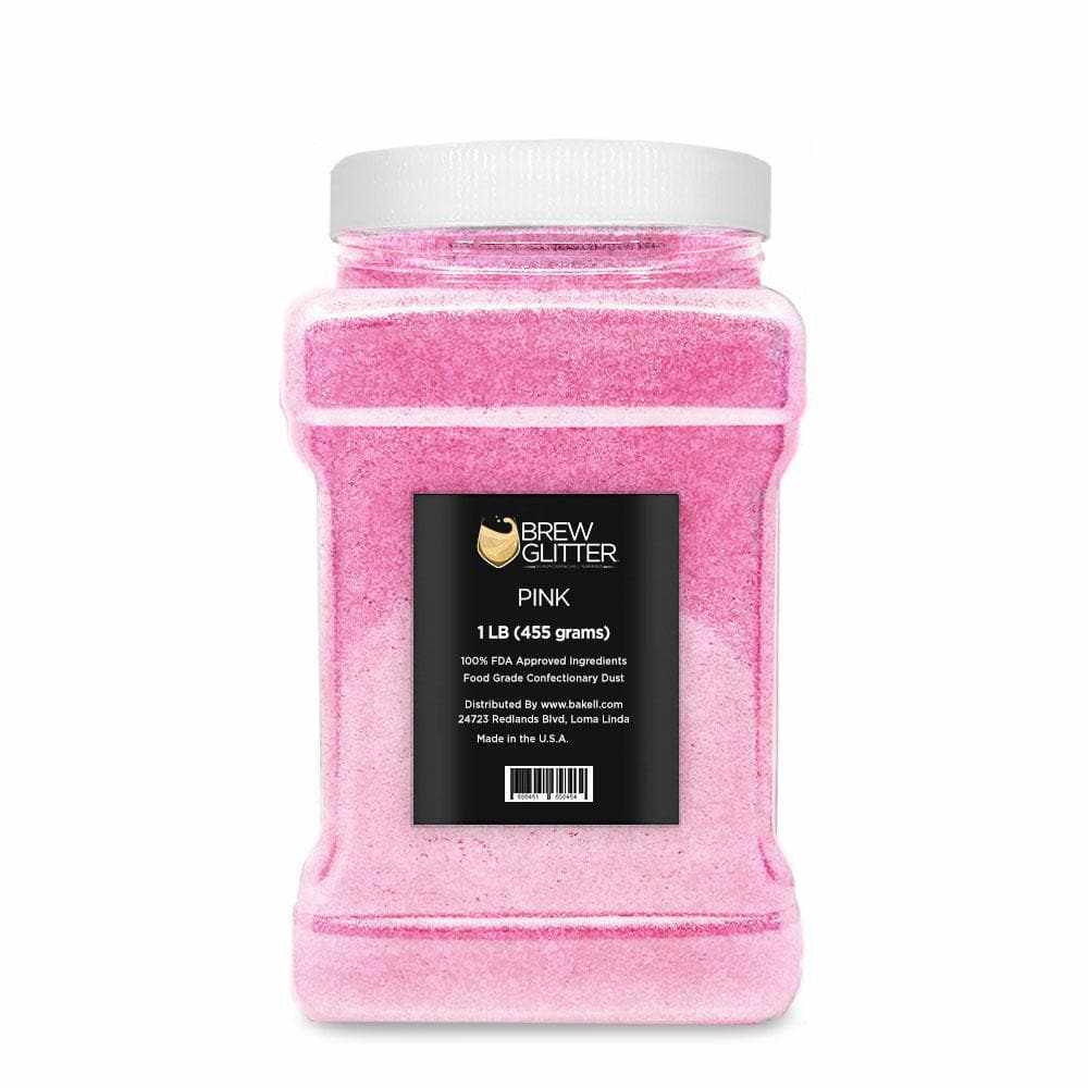 Pink Brew Glitter®, Bulk Size | Beverage & Beer Glitters from Bakell