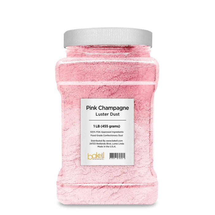 Pink Champagne Edible Luster Dust | FDA Approved & Kosher Pareve | Bakell.com