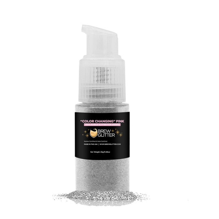 Pink Color Changing Edible Glitter Beverage Dust for Drinks | Bakell.com