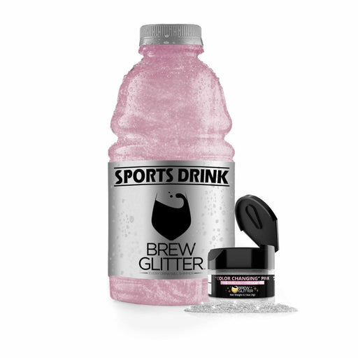 Pink Color Changing Edible Sports & Energy Drink Glitter | Bakell